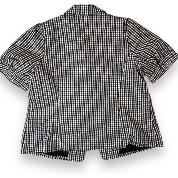 Y2K Venezia Plus Size Short Sleeve Lined Jacket/ Coat Blazer Sz 18/20 - Picture 2 of 10